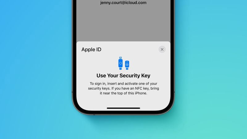 米林苹果手机维修分享iOS 16.3 新增的 Apple ID 的安全密钥有什么功能 